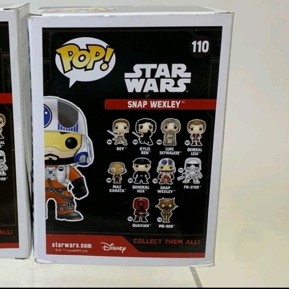 Funko Pop Star Wars Snap Wexley Figure - Red and Blue - Picture 3 of 8